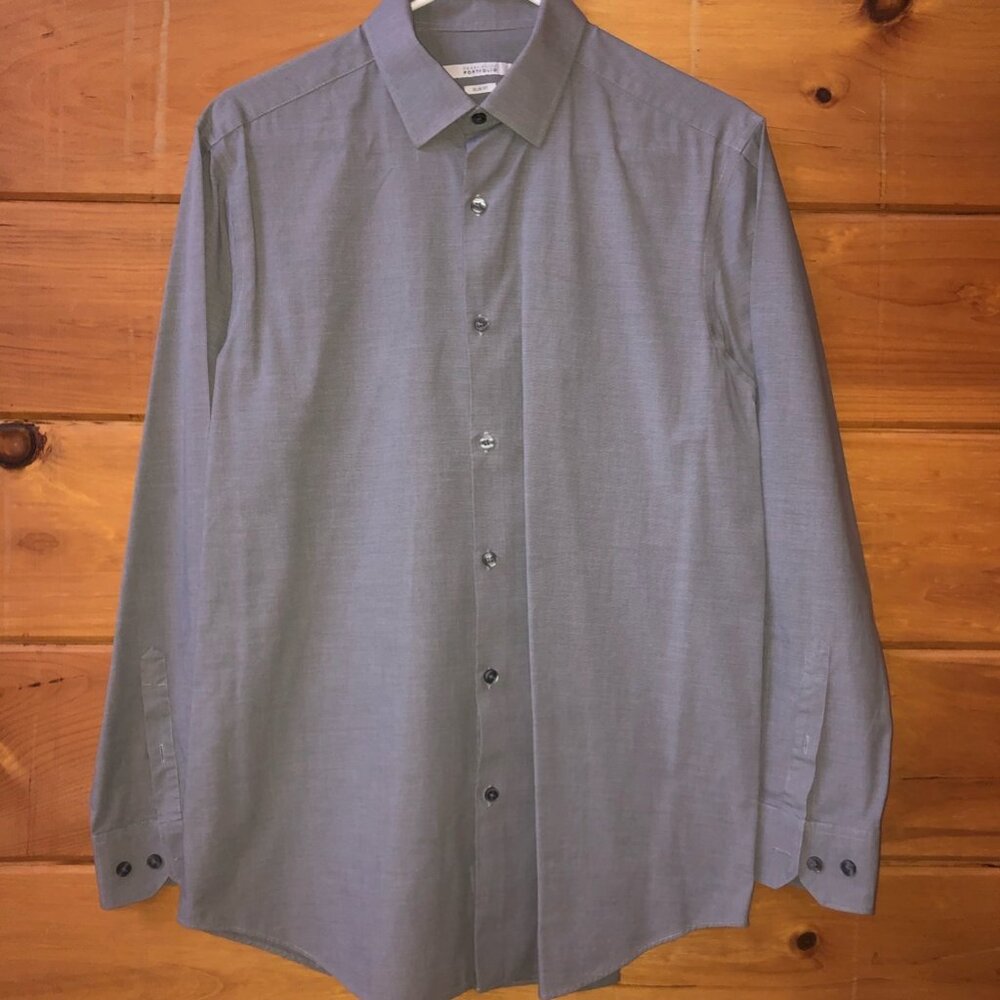 Perry Ellis Slim Fit Dress Shirt
